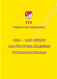 2024-2025 FUTBOL SEZONU KİTAPÇIĞI YAYINLANDI